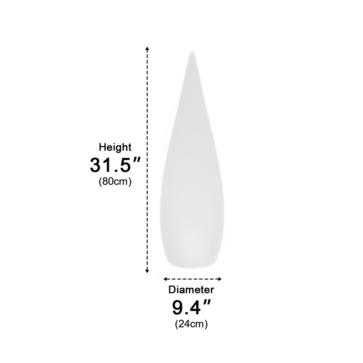 Waterproof Modern Outdoor LED Cone Lights Lawn Landscape Lighting
