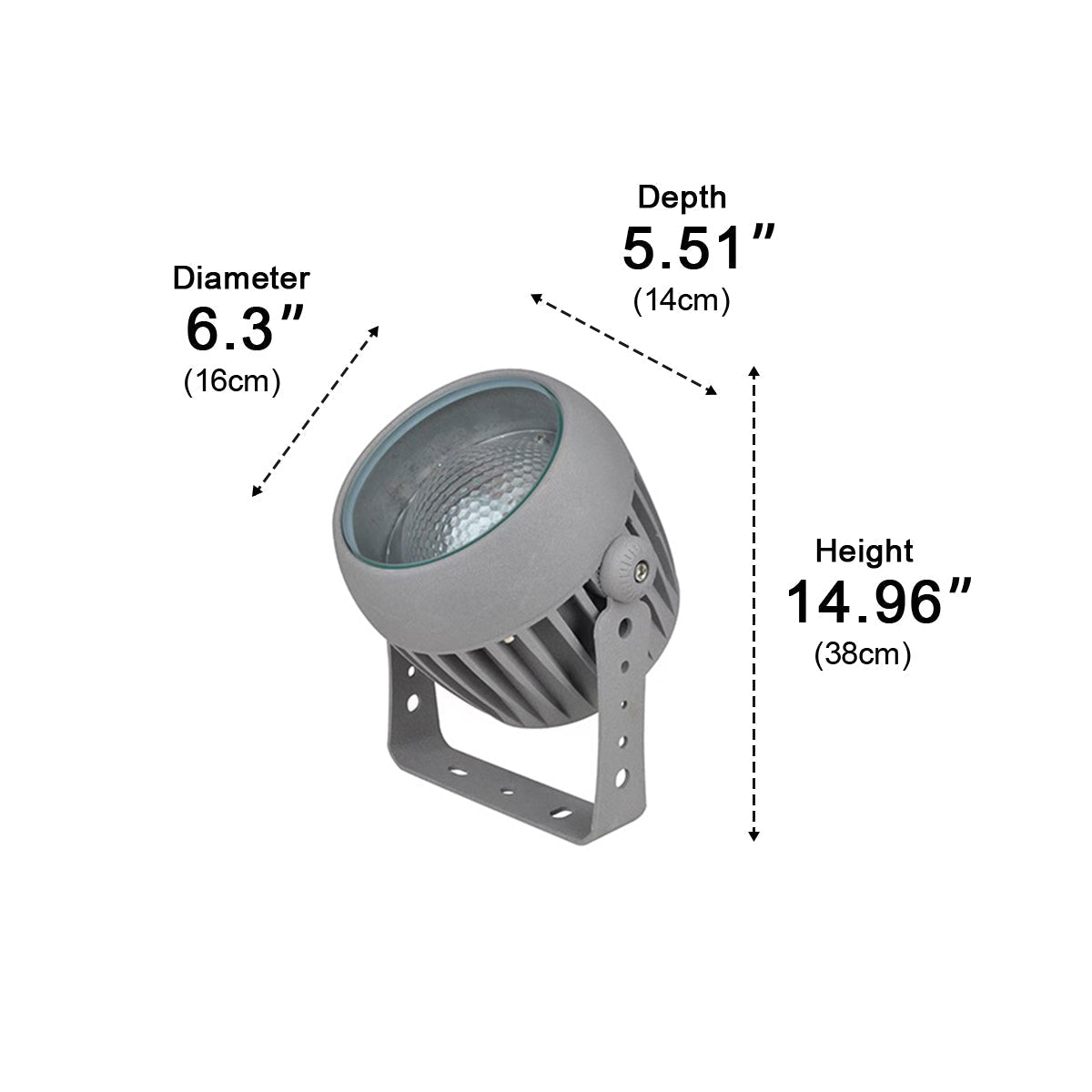 Outdoor 3D Dynamic Water Wave Projector Light Ocean Ripple Effect Light
