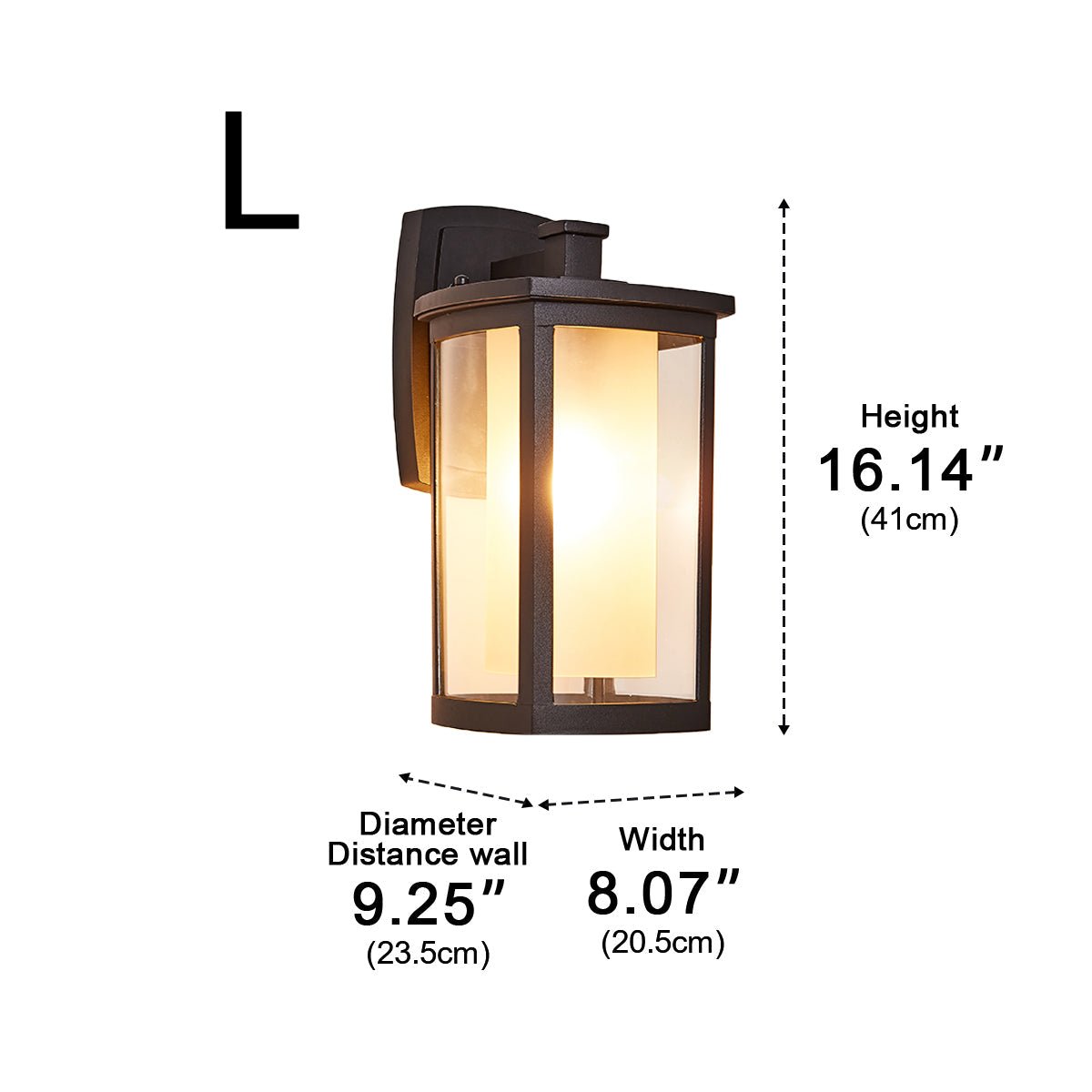Waterproof Modern Farmhouse Outdoor LED Porch Wall Lights