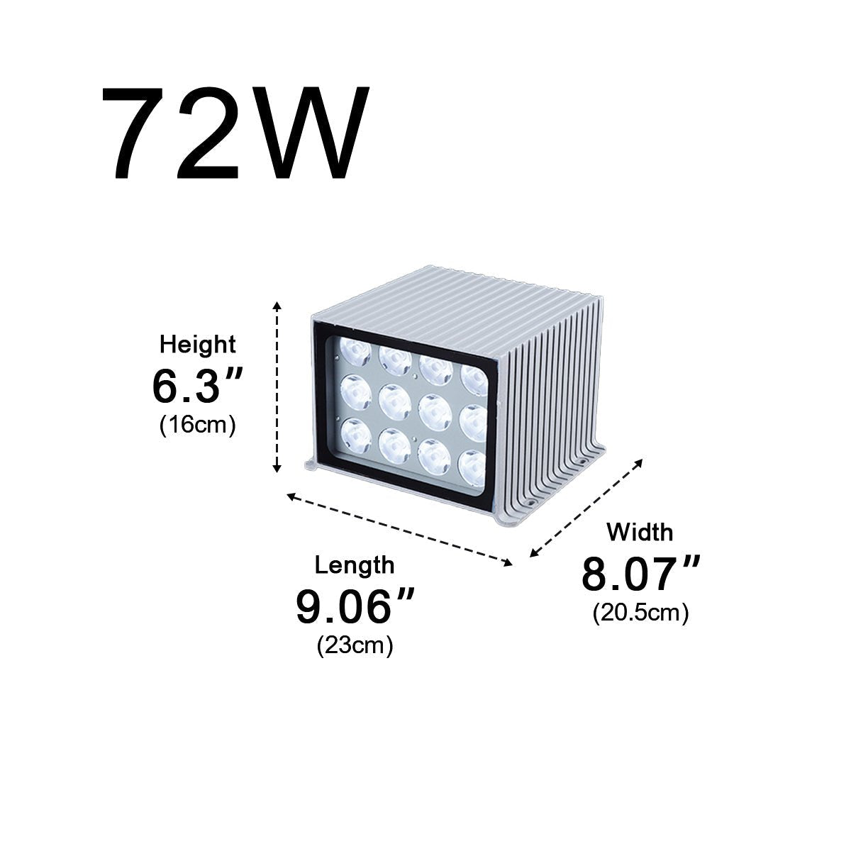 Waterproof Modern Up&Down LED Outdoor Wall Washer Spot Lights