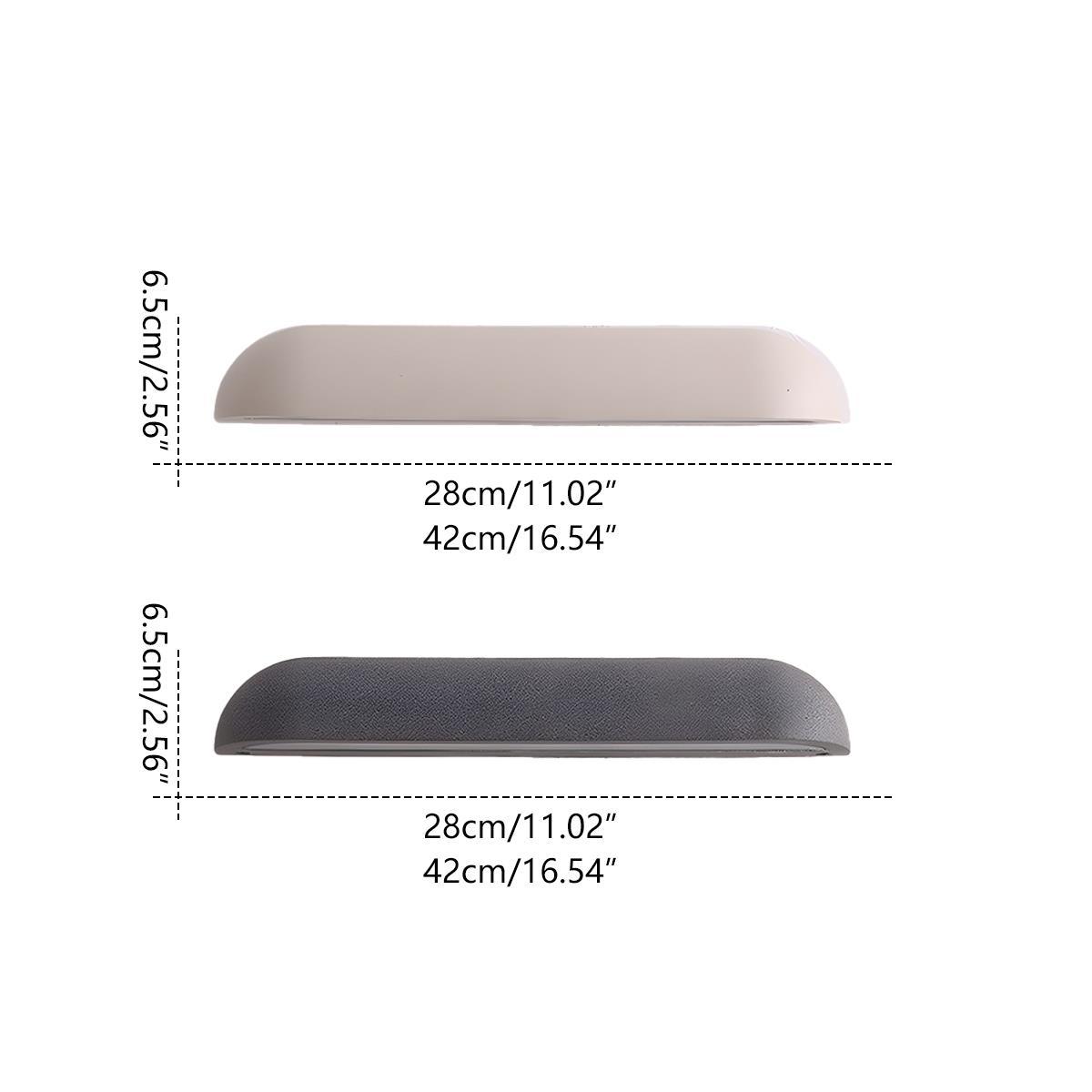 Waterproof Outdoor Concrete Curved Dom LED Porch Light Exterior Wall Lights