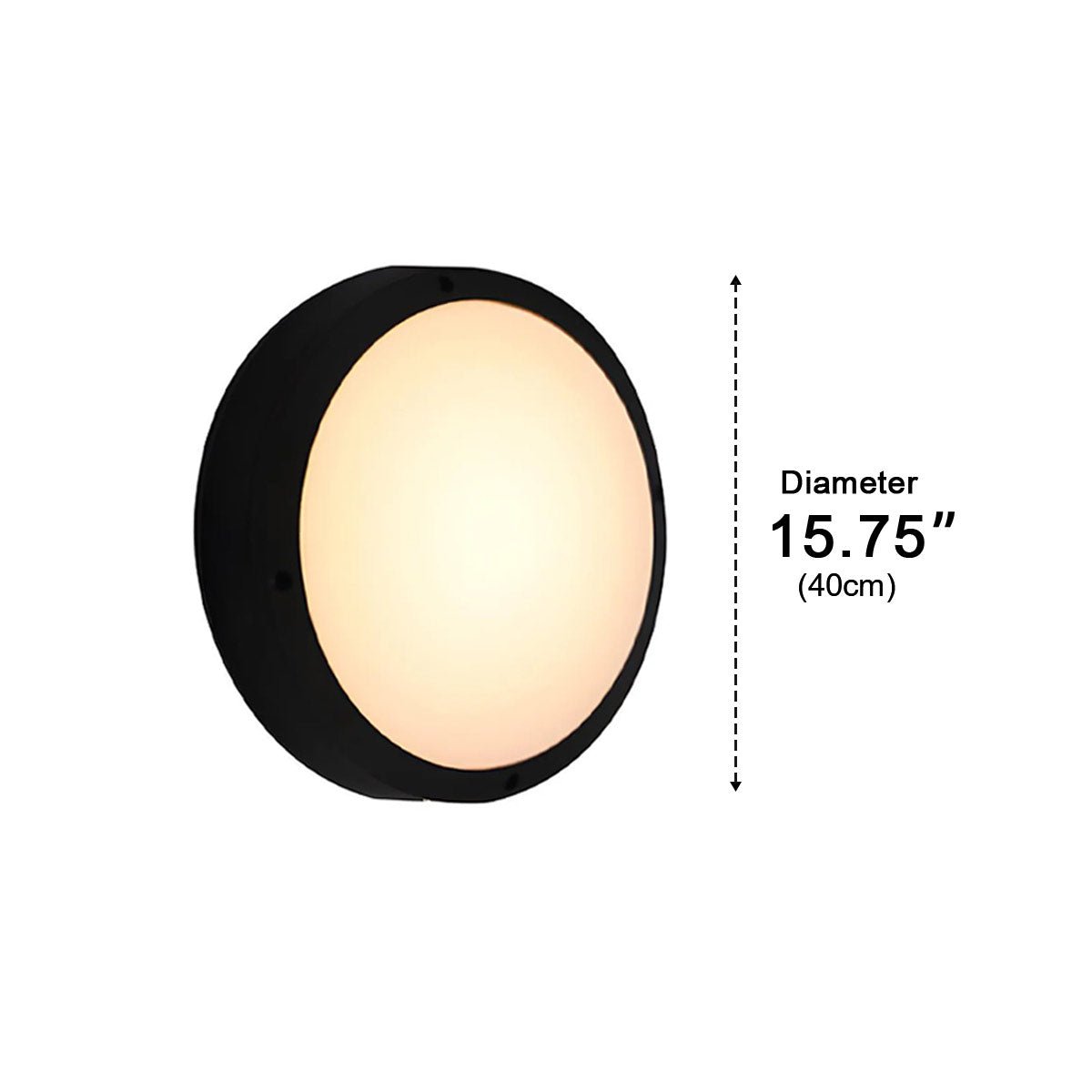 Waterproof Outdoor LED Round Porch Light Exterior Wall Lights
