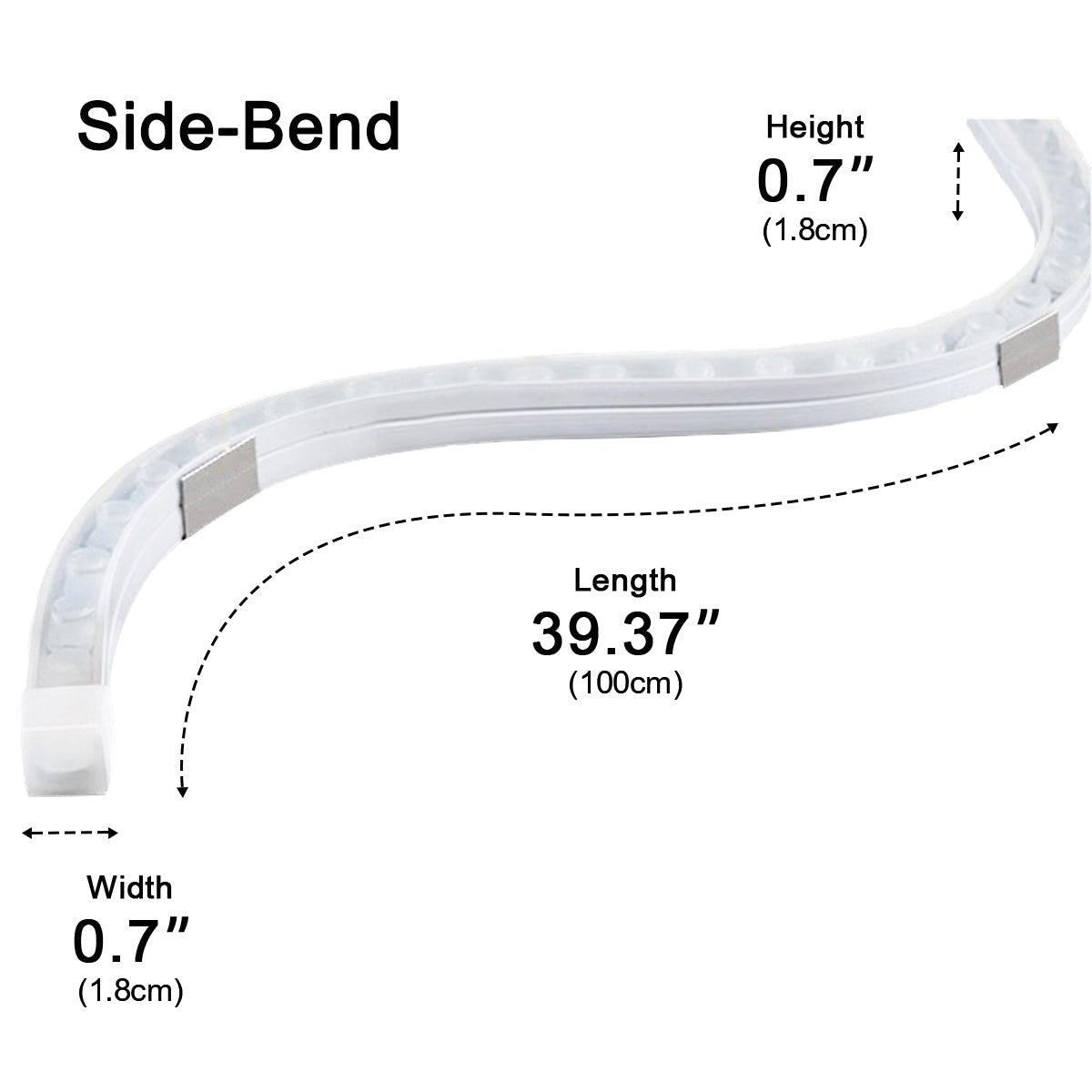 Waterproof Outdoor Recessed LED Flexible Linear Wall Washer DC24V