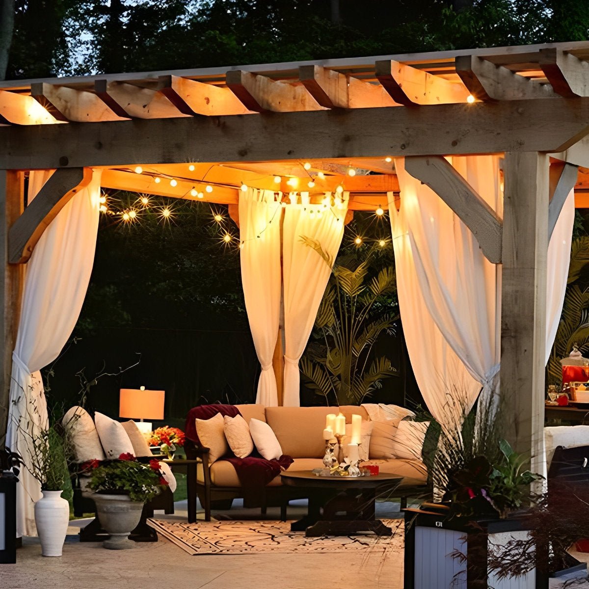 Waterproof LED Outdoor LED String Lights Garden Hanging Light