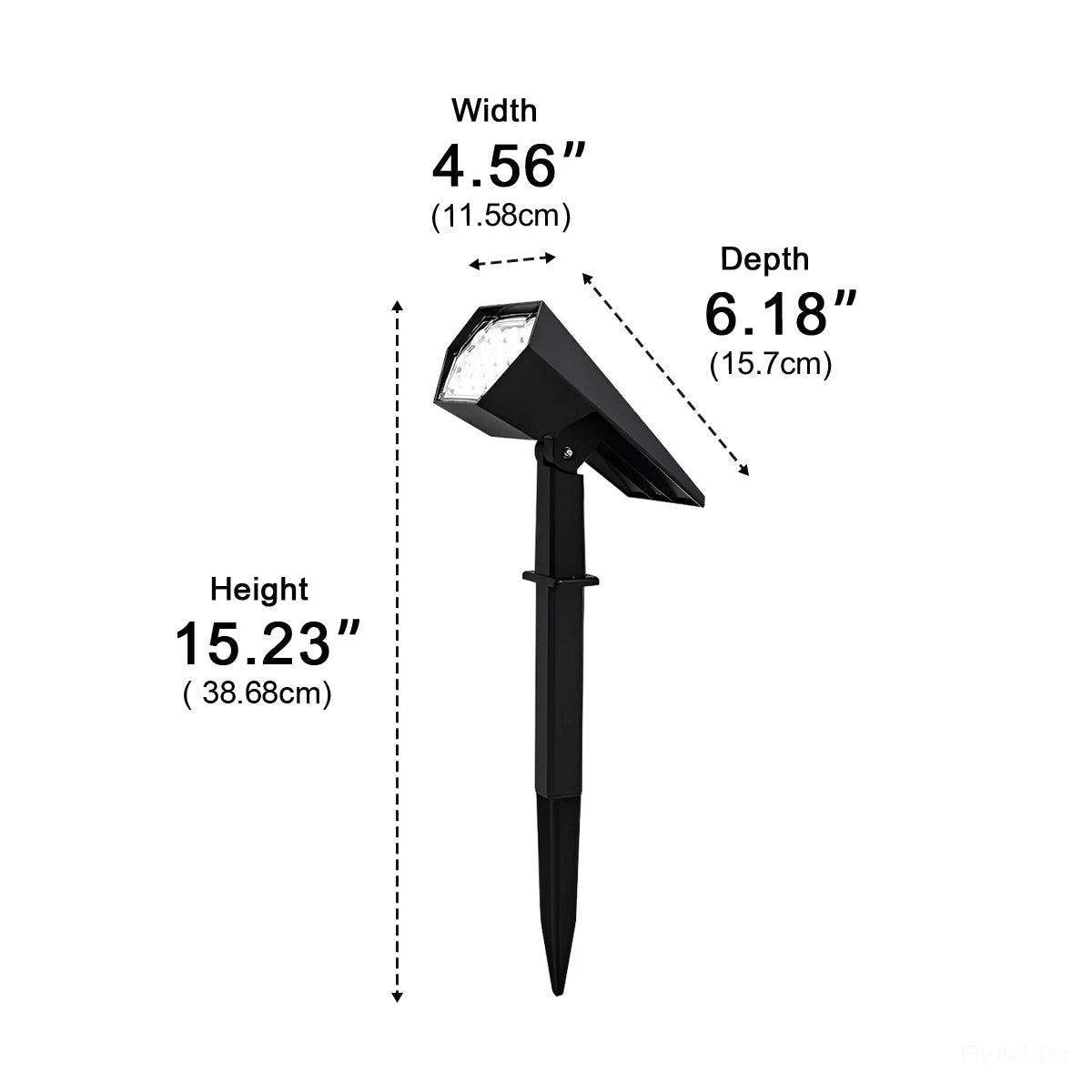 Waterproof Solar LED Adjustable Modern Outdoor Landscape Tree Spotlight