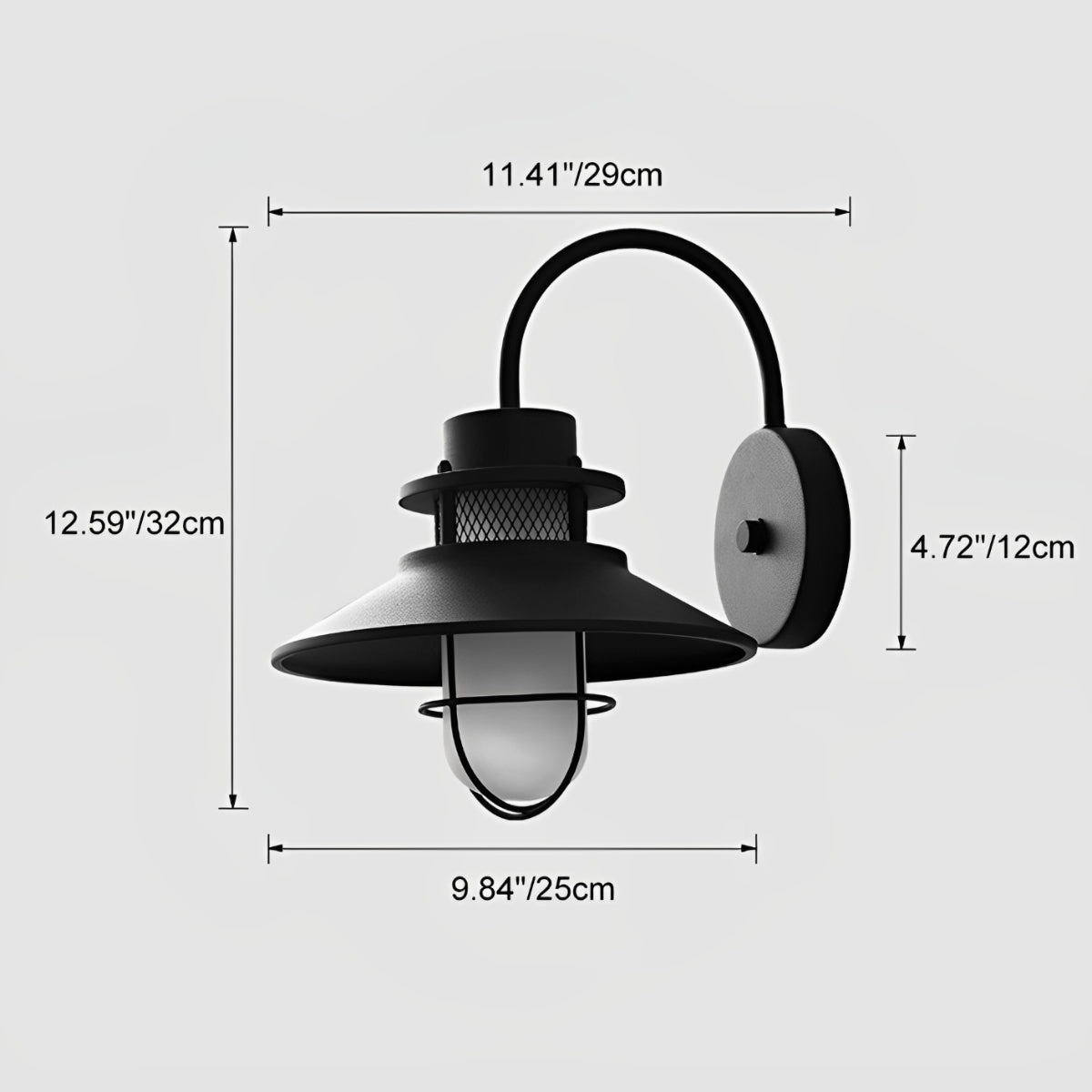 Waterproof Vintage Industrial LED Outdoor Wall Sconces