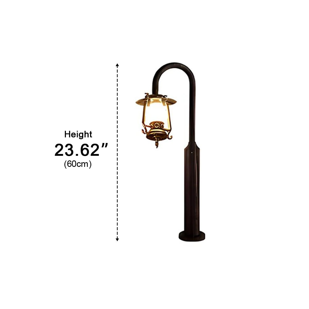 Waterproof Vintage Lantern Outdoor Western Street Lights