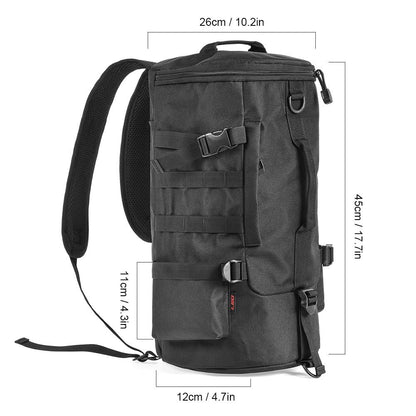 Fishing Tackle Backpack Tackle Box Organizer with Rod Holders