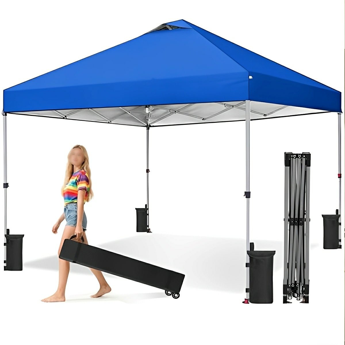 10x10 Pop Up Canopy Tent Portable Outdoor Shelter