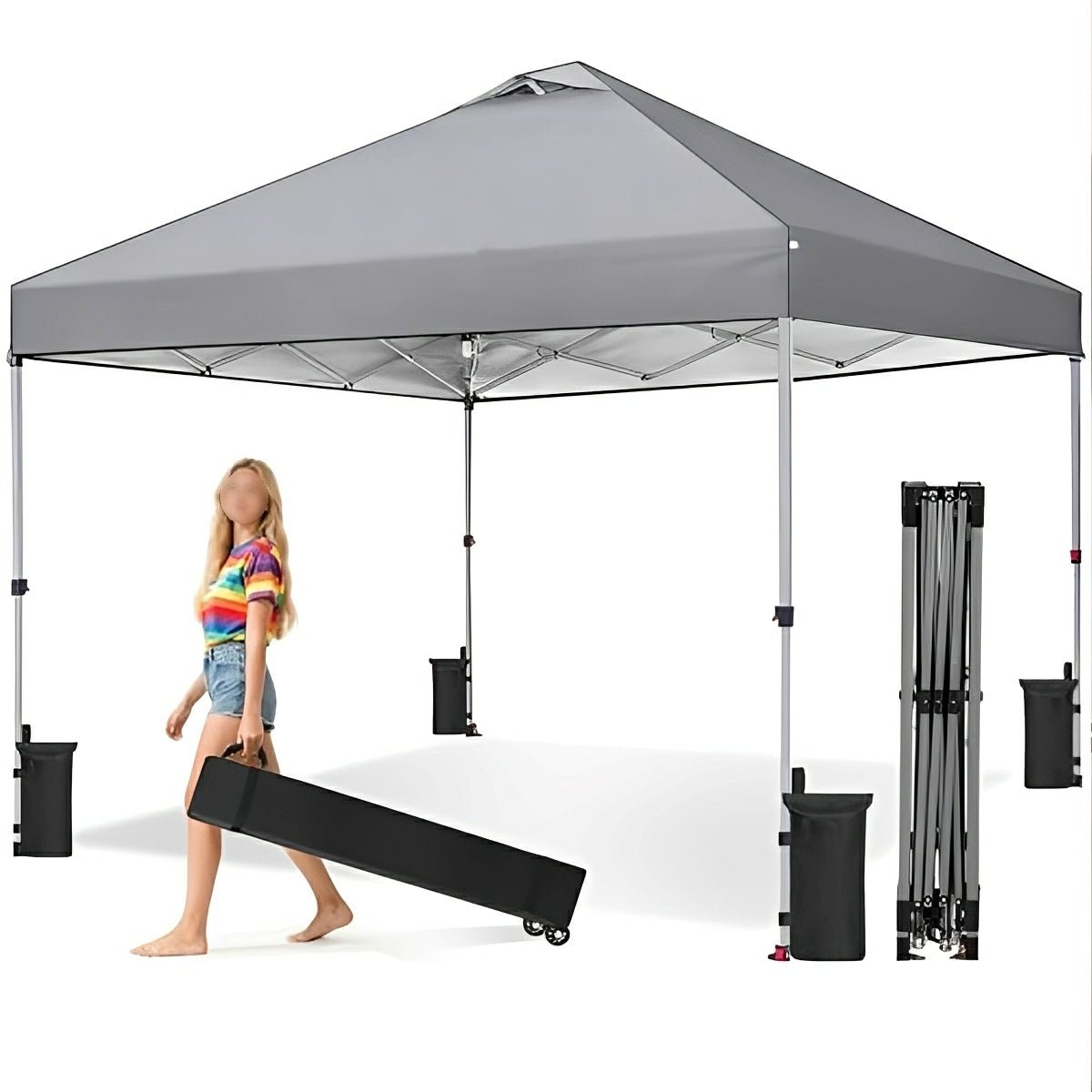 10x10 Pop Up Canopy Tent Portable Outdoor Shelter