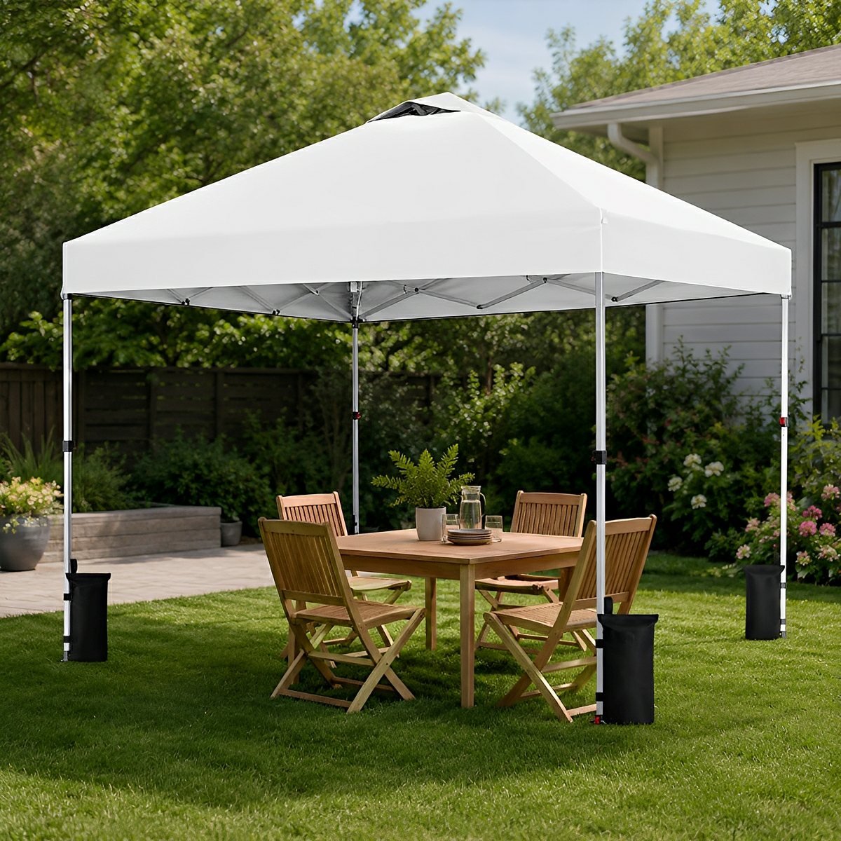 10x10 Pop Up Canopy Tent Portable Outdoor Shelter - Flare Shack