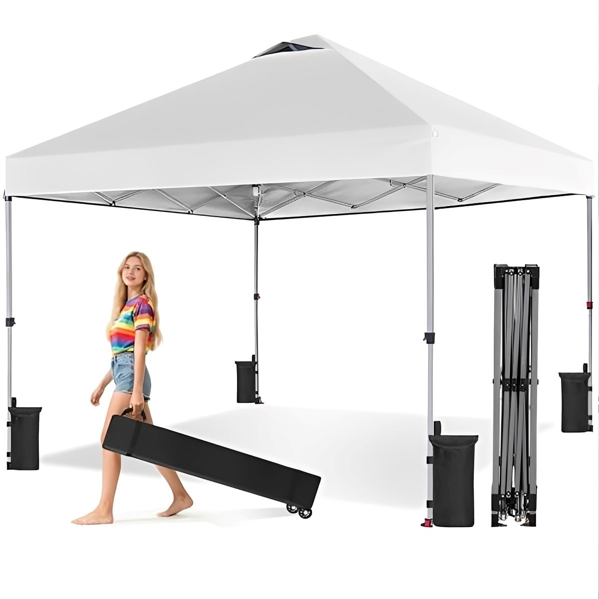10x10 Pop Up Canopy Tent Portable Outdoor Shelter