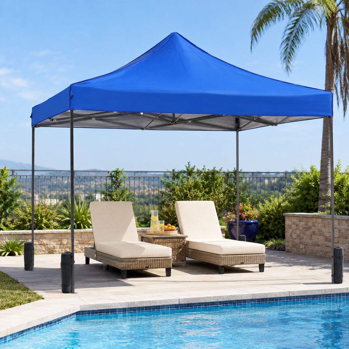 10x10 Pop Up Canopy Tent Portable Outdoor Shelter Shade - Flare Shack