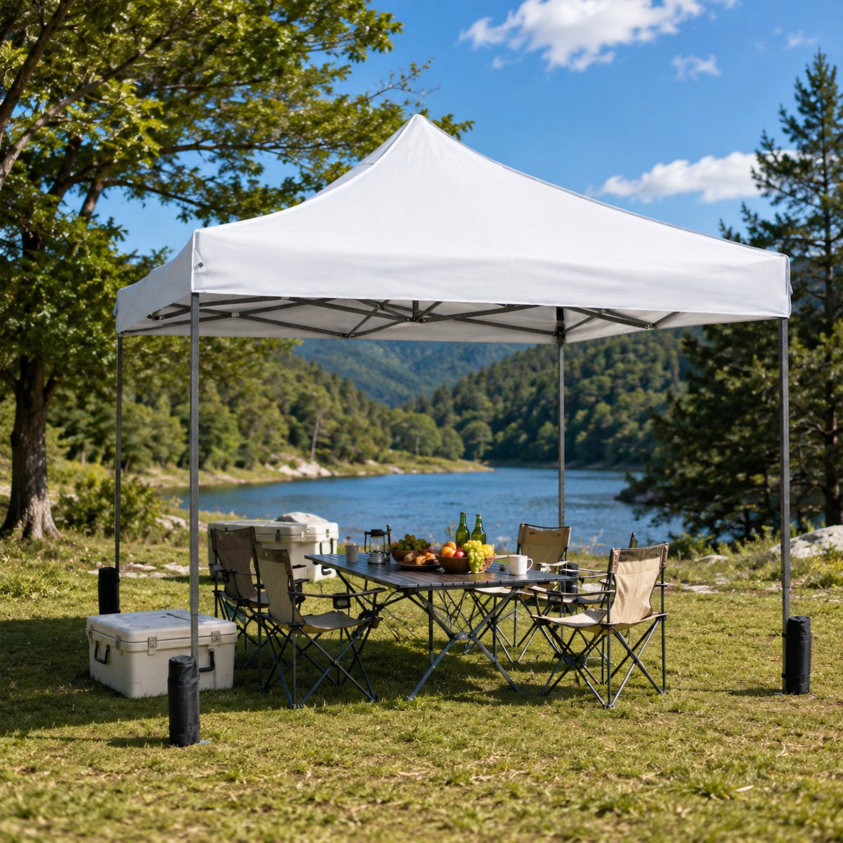 10x10 Pop Up Canopy Tent Portable Outdoor Shelter Shade - Flare Shack