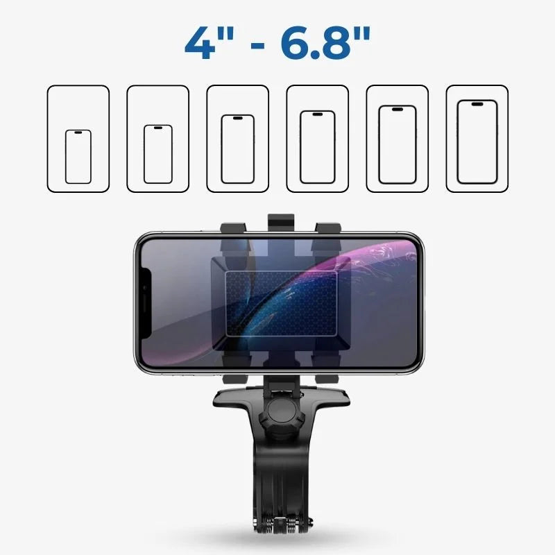 Car Dashboard Phone Holder 1200 Degree Rotation Universal