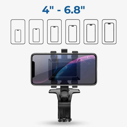 Car Dashboard Phone Holder 1200 Degree Rotation Universal