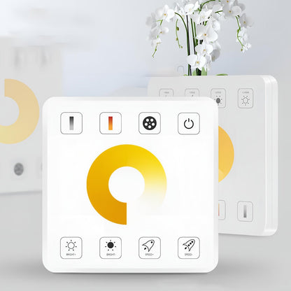 12/24V 10A LED Light Dimmer Wall Switch Controller For LED Flexible Linear Light