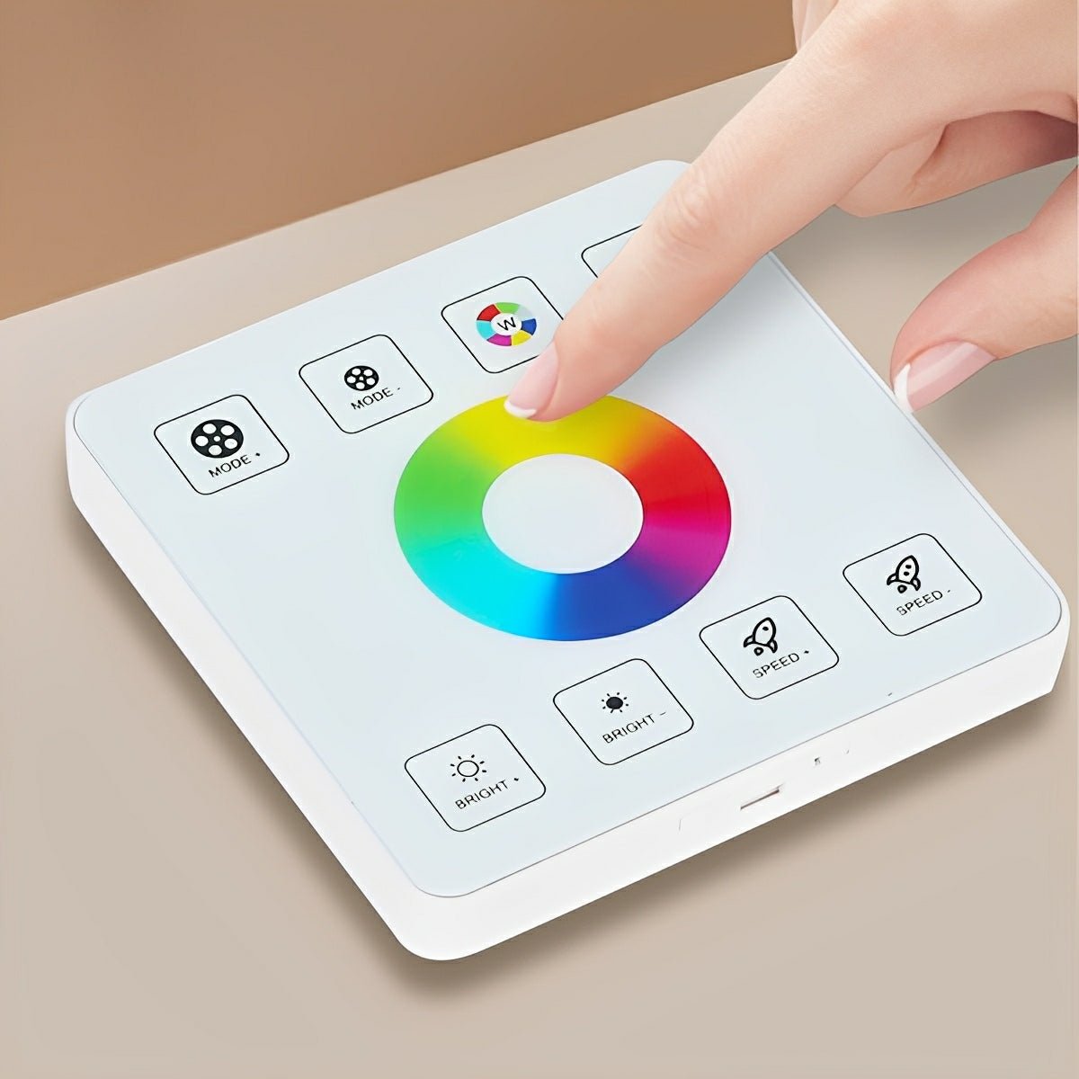 12/24V 10A LED Light Dimmer Wall Switch Controller For LED Flexible Linear Light