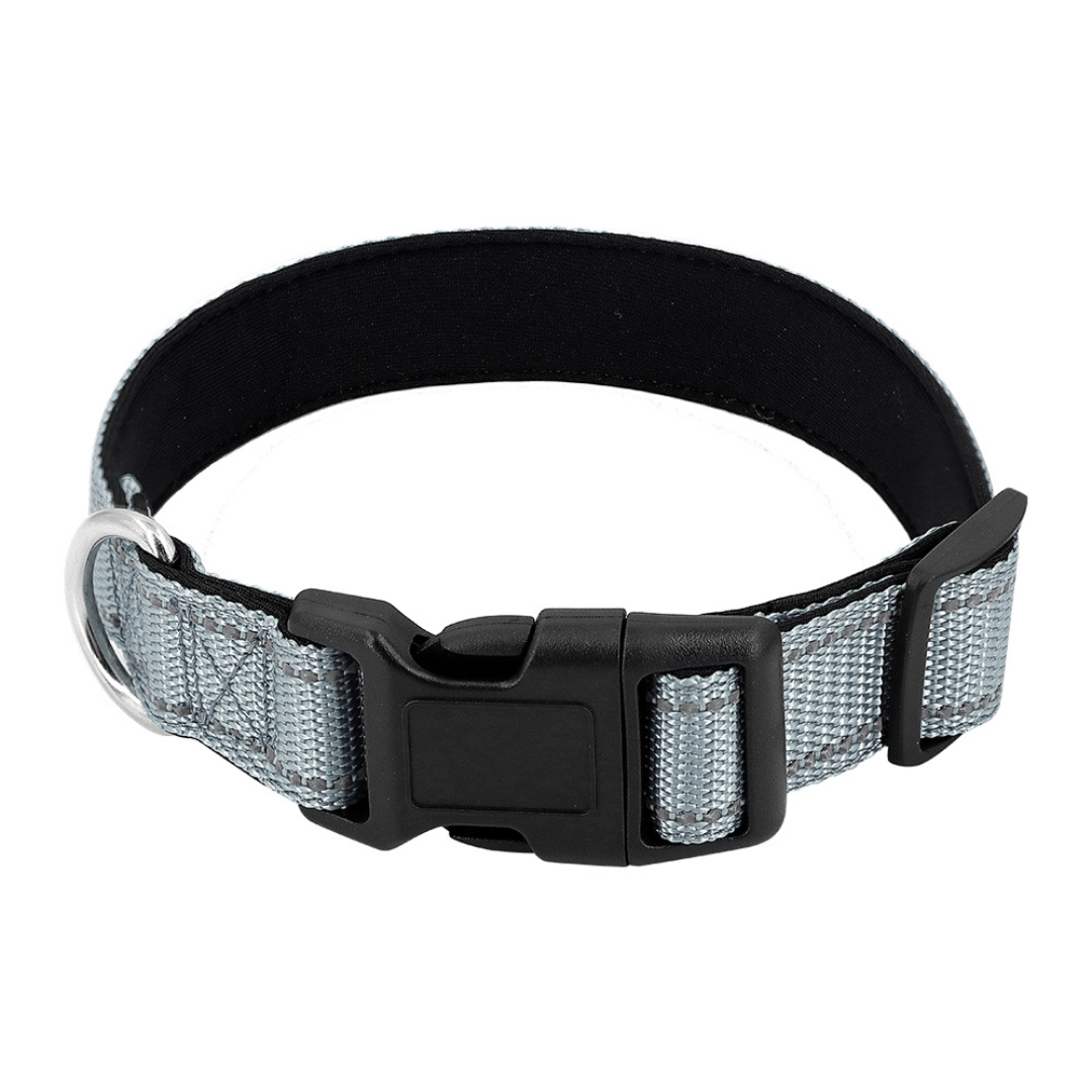 Reflective Dog Collar Quick-Lock Buckle - Safe Night Walks, Fall 2025 Gift Idea For Pets