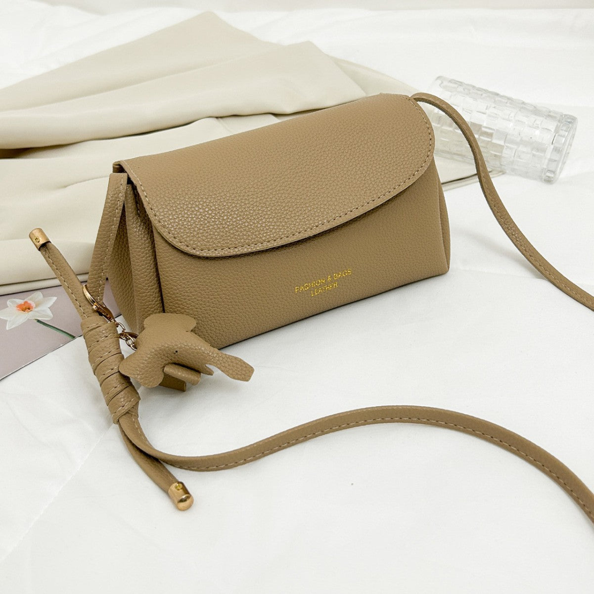 Lightweight versatile women's crossbody bag - soft-shoulder, PU leather, everyday use