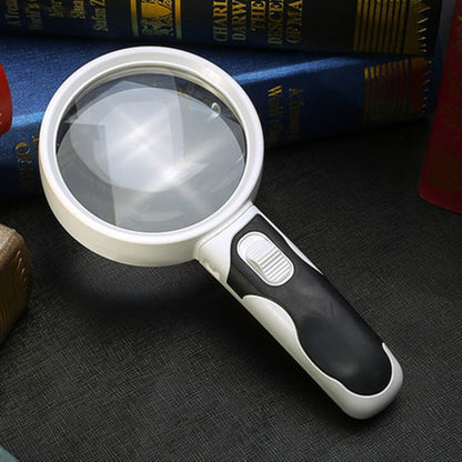 Magnifying Glass With LED Light Handheld 20x Magnifier For Reading Books Labels Back To School 2025 Gift