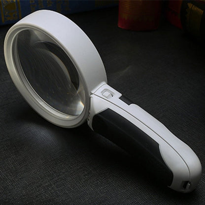 Magnifying Glass With LED Light Handheld 20x Magnifier For Reading Books Labels Back To School 2025 Gift