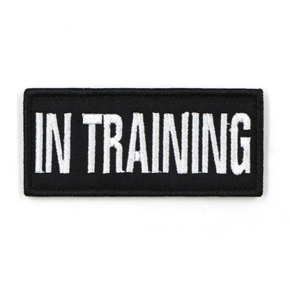 Service Dog Patch Black Harness Label Hook And Loop Fasteners Fall 2025 Easy On Off For Quick Identification