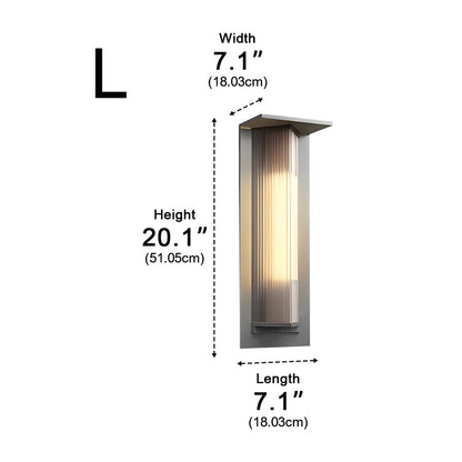 Modern Waterproof Triangle LED Porch Outdoor Wall Light