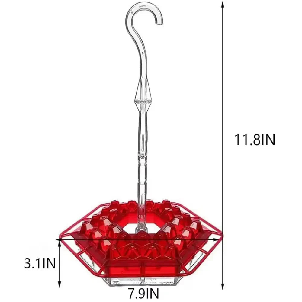 Hummingbird Feeder Ant Proof Outdoor Hanging Easy Perch