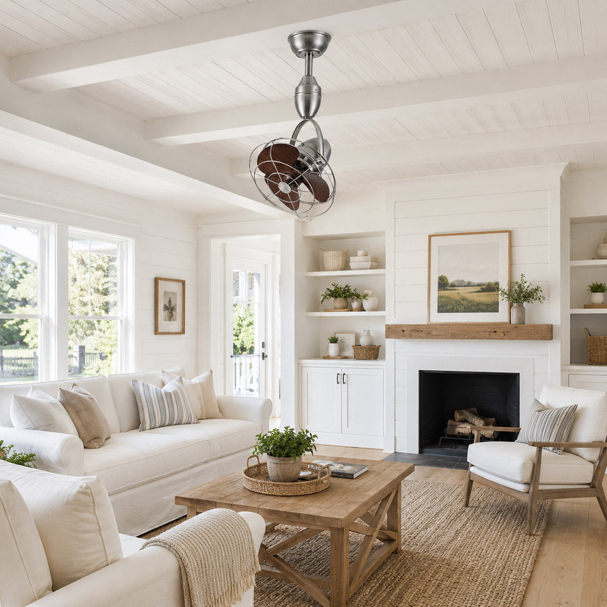Modern Oscillating Ceiling Fan 3 Blade