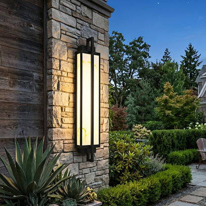 Modern Waterproof Rectangular LED Outdoor Wall Light Sconce