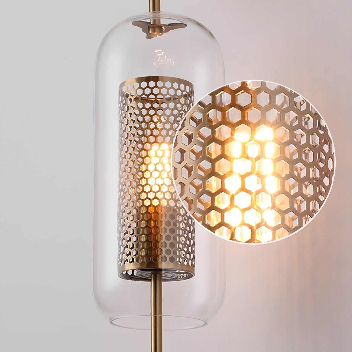 Dimmable Vintage Industrial Cylinder Glass LED Wall Sconces