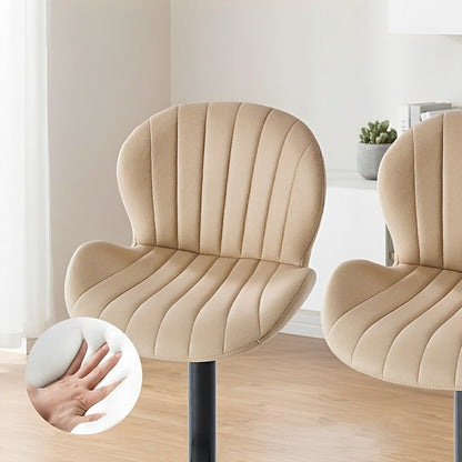 2 Pack Modern Ergonomic Swivel Bar Stools
