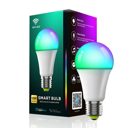 2 Pcs Dimmable WiFi Wireless E26 Smart LED Light Bulbs RGB CCT - Flare Shack