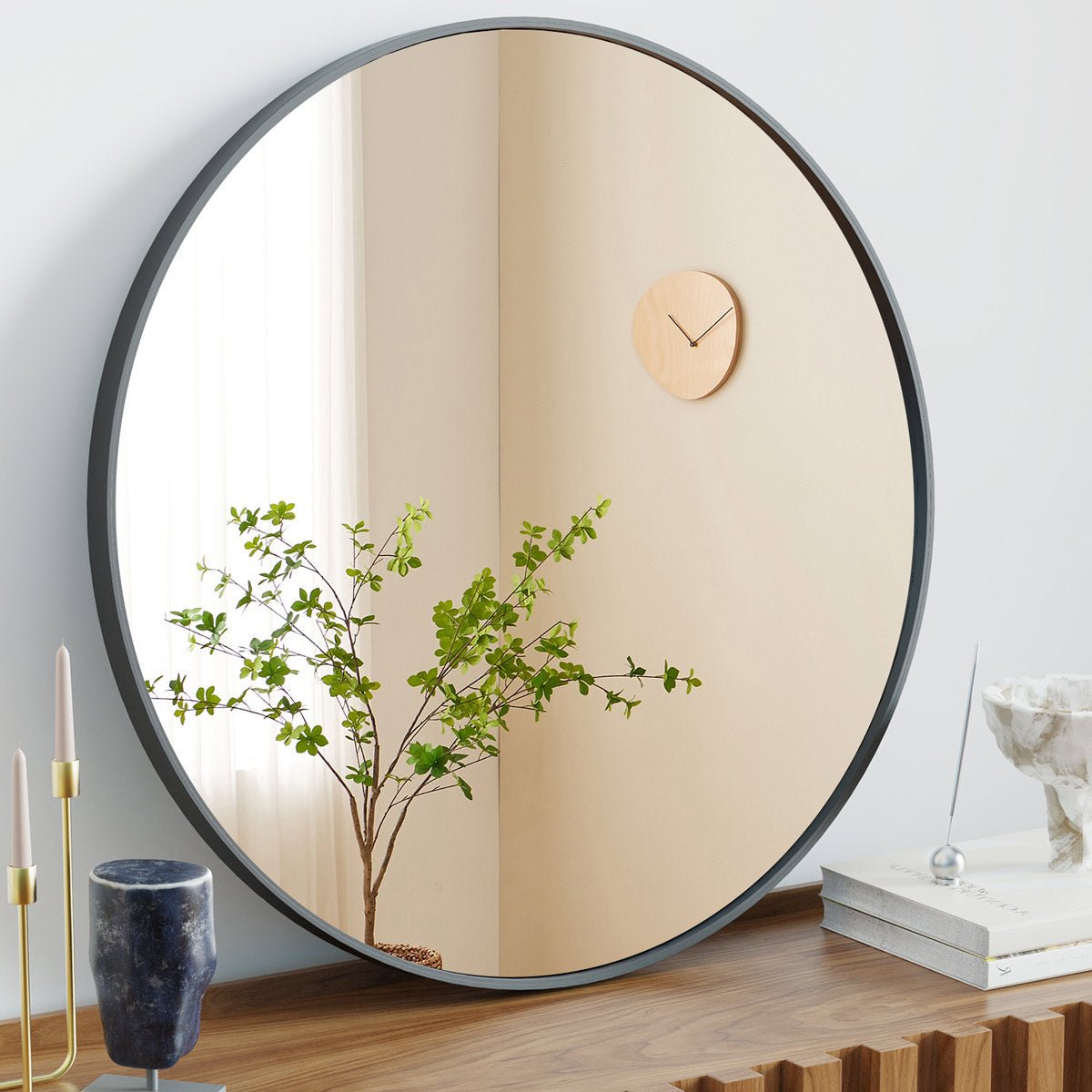 20 inch Round High - definition Wall Makeup Mirror Vanity Mirrors - Flare Shack