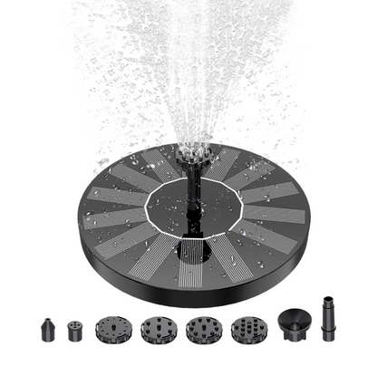 Solar-Powered Floating Fountain Pump for Pond & Garden