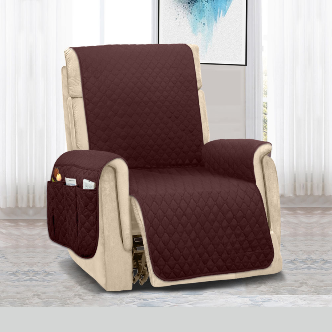 Couch Cover Furniture Protector With Side Pockets And Back Straps Reversible Colors Fall 2025 Pet Friendly