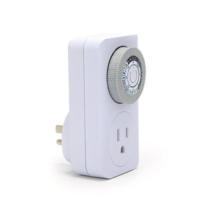 24-H 15A Plug-In Mechanical Outlet Timer Light Timer Switch