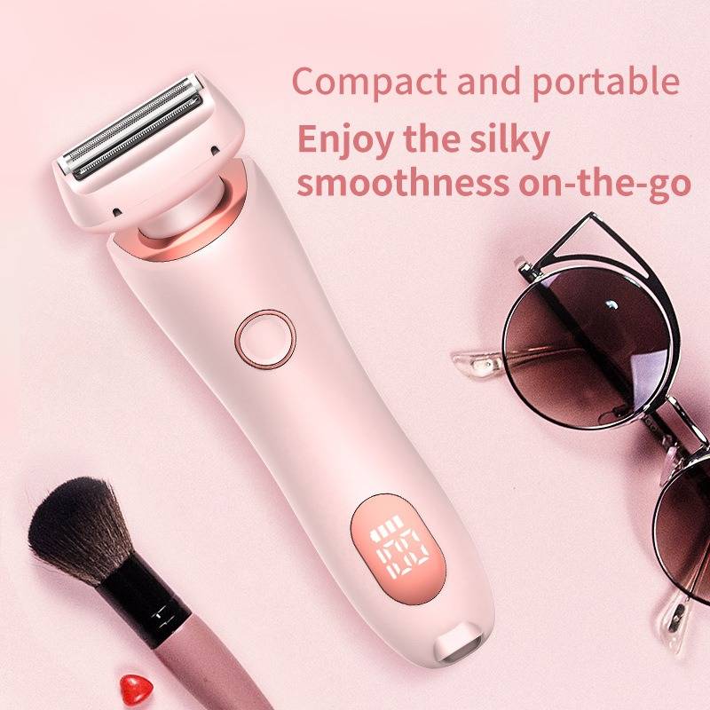 Electric Shaver 3D Floating Blade Dual-Head Waterproof Wet Dry Use Gentle Painless Hair Removal Fall 2025 Self-Care Gift