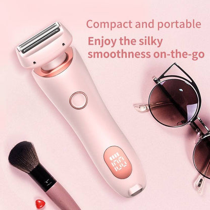Electric Shaver 3D Floating Blade Dual-Head Waterproof Wet Dry Use Gentle Painless Hair Removal Fall 2025 Self-Care Gift