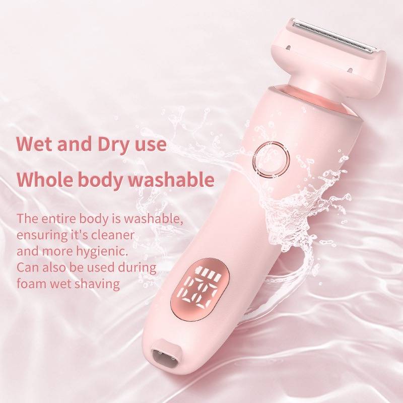 Electric Shaver 3D Floating Blade Dual-Head Waterproof Wet Dry Use Gentle Painless Hair Removal Fall 2025 Self-Care Gift