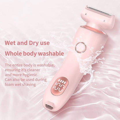 Electric Shaver 3D Floating Blade Dual-Head Waterproof Wet Dry Use Gentle Painless Hair Removal Fall 2025 Self-Care Gift