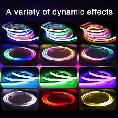 24V Waterproof RGB Outdoor Flexible Neon LED Strip Light 39.37 ''