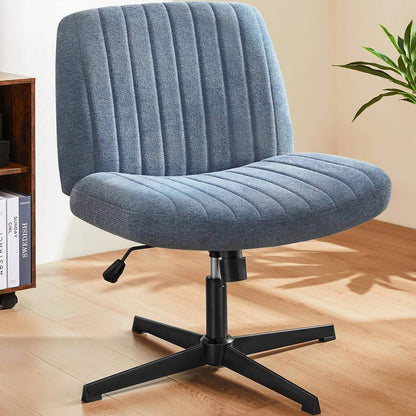 26 inches 360 Swivel Ergonomic Cross - Legged Chair, Home Office Chair - Flare Shack