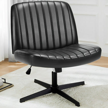 26 inches 360 Swivel Ergonomic Cross - Legged Chair, Home Office Chair - Flare Shack
