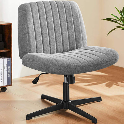 26 inches 360 Swivel Ergonomic Cross - Legged Chair, Home Office Chair - Flare Shack