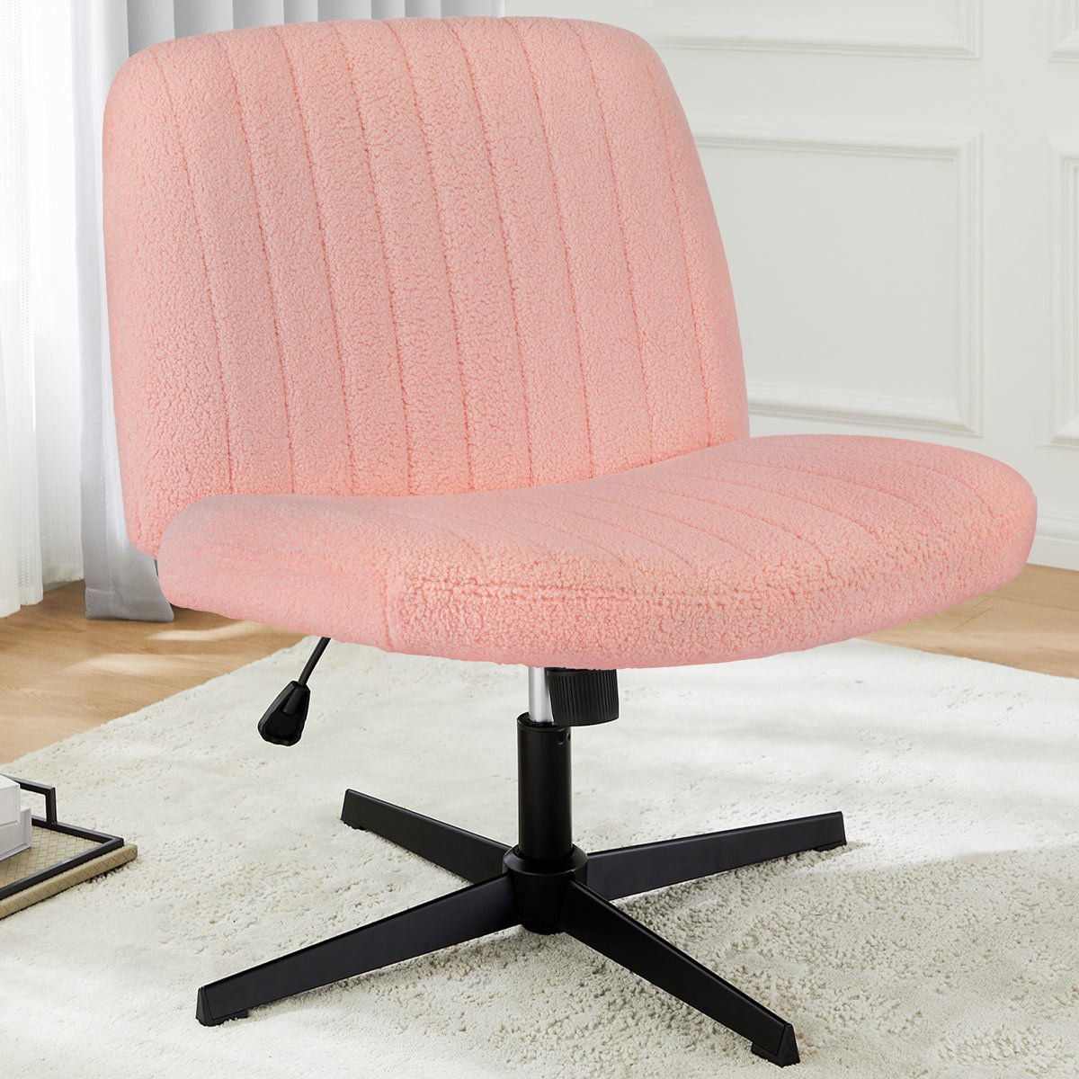 26 inches 360 Swivel Ergonomic Cross - Legged Chair, Home Office Chair - Flare Shack