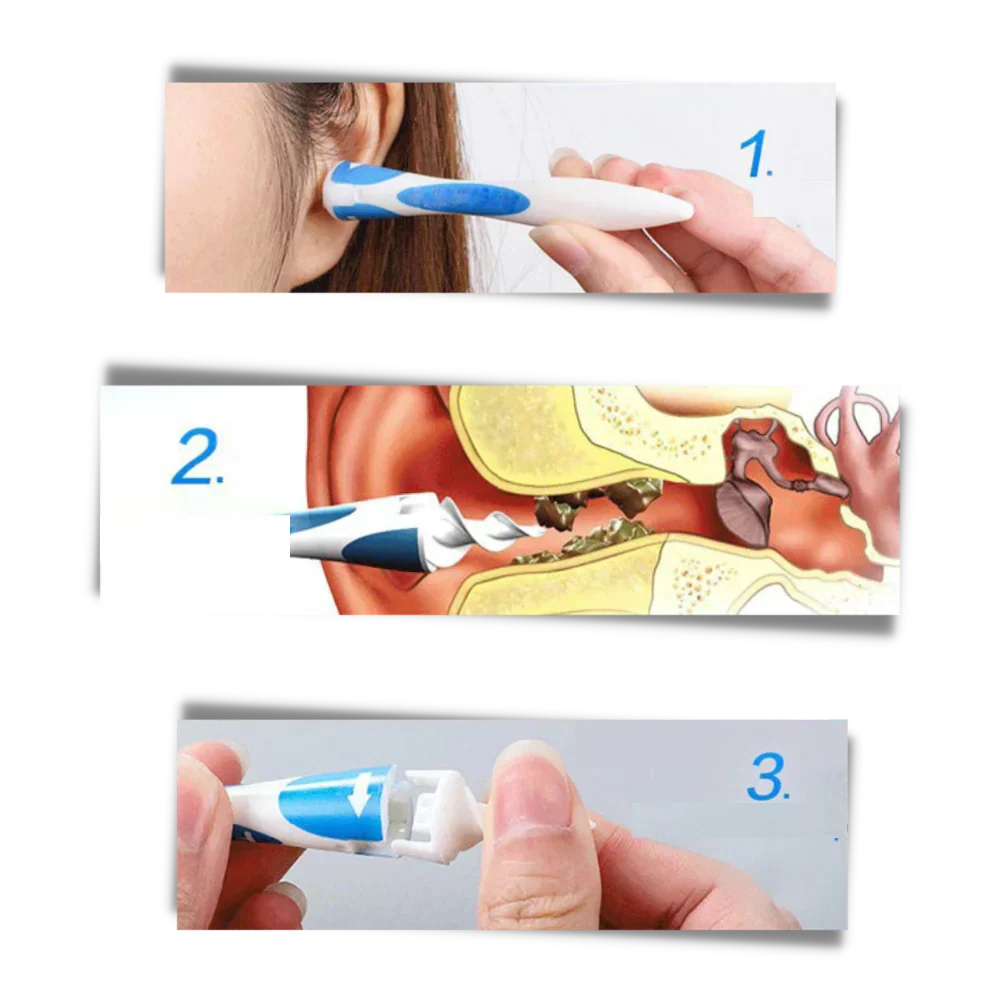 Ear Wax Remover Silicone Spiral Ear Cleaning Tool TikTok Viral Fall 2025 Gentle Wax Removal