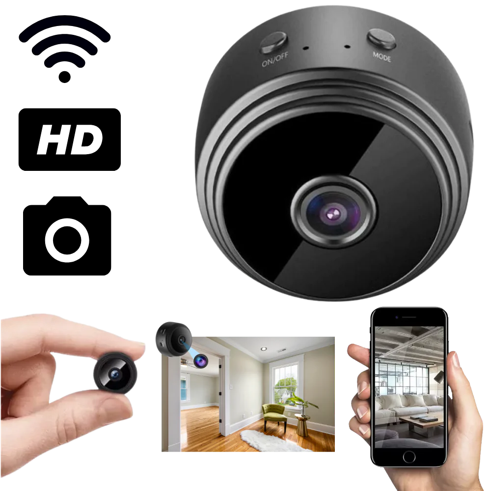 Mini Wireless Security Camera Magnetic Mount Indoor WiFi Camera Fall 2025 Night Vision Motion Alerts