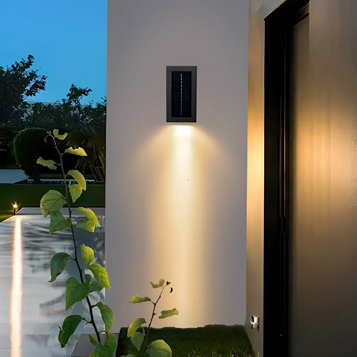 Solar Waterproof Up and Down LED Outdoor Wall Sconces - Flare Shack